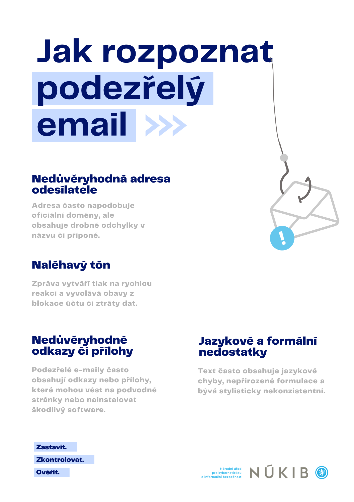 Jak rozpoznat podezřelý e-mail