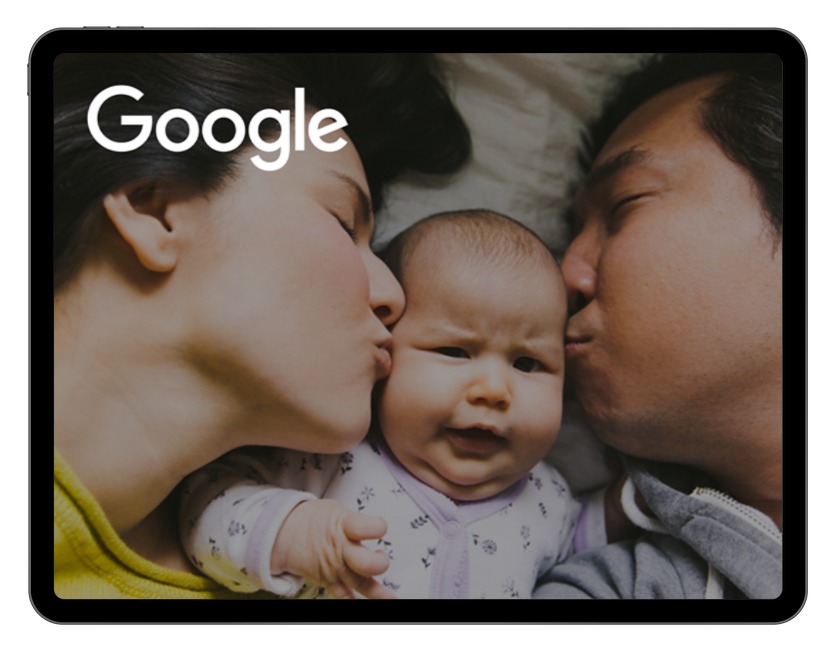 Google portál - banner