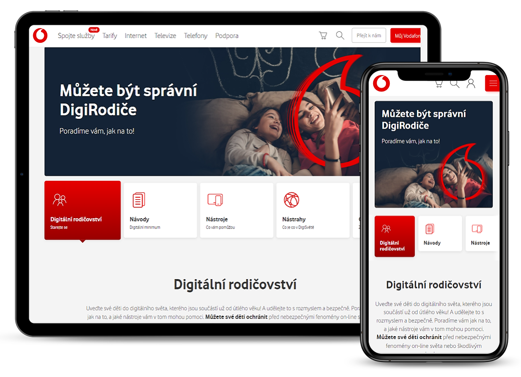 Vodafone portál - banner